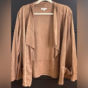 Max Studio Suede Jacket 2x